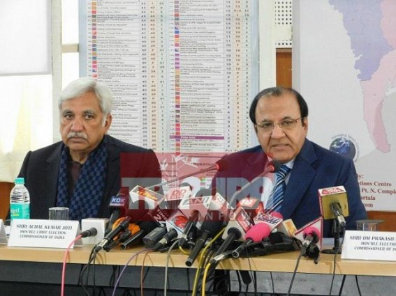 EC calls for mass-awareness on EVM, VVPAT uses in Tripura EC calls for mass-awareness on EVM, VVPAT uses in Tripura